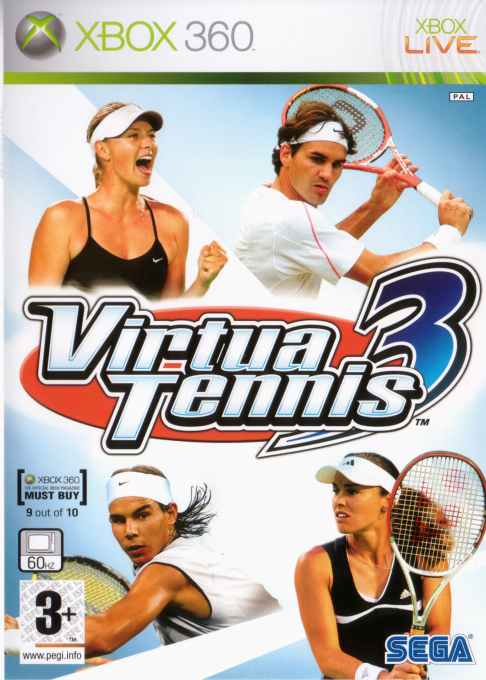 Virtua Tennis 3 — box-2D (EU)