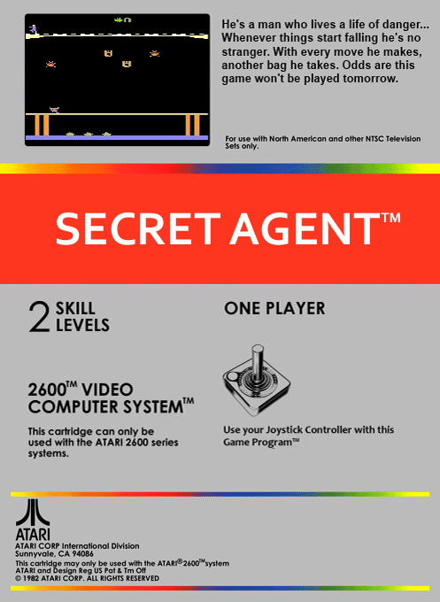 Secret Agent — box-2D-back (US)