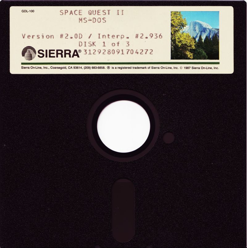 Space Quest II: Vohaul's Revenge — support-2D (WOR)