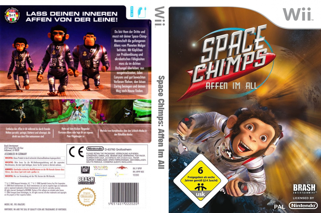 Space Chimps — box-texture (DE)