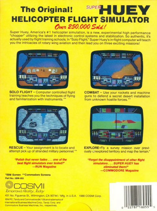 Super Huey UH-IX — box-2D-back (US)