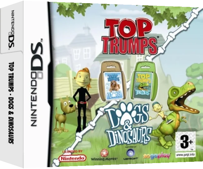 Top Trumps - Dogs & Dinosaurs — box-3D (EU)