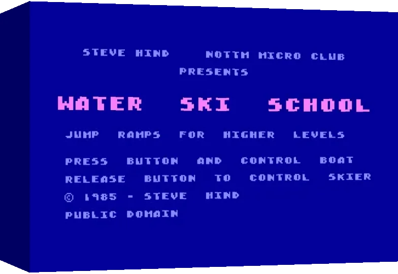 Water Ski School — box-3D (WOR)