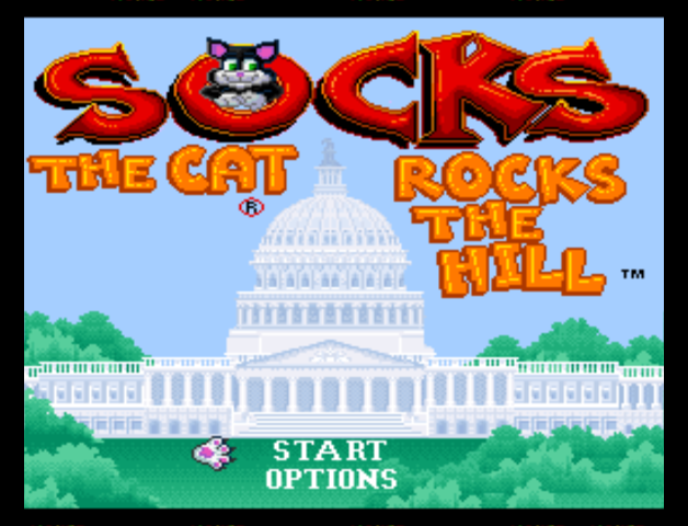 Socks The Cat Rocks The Hill — sstitle (WOR)
