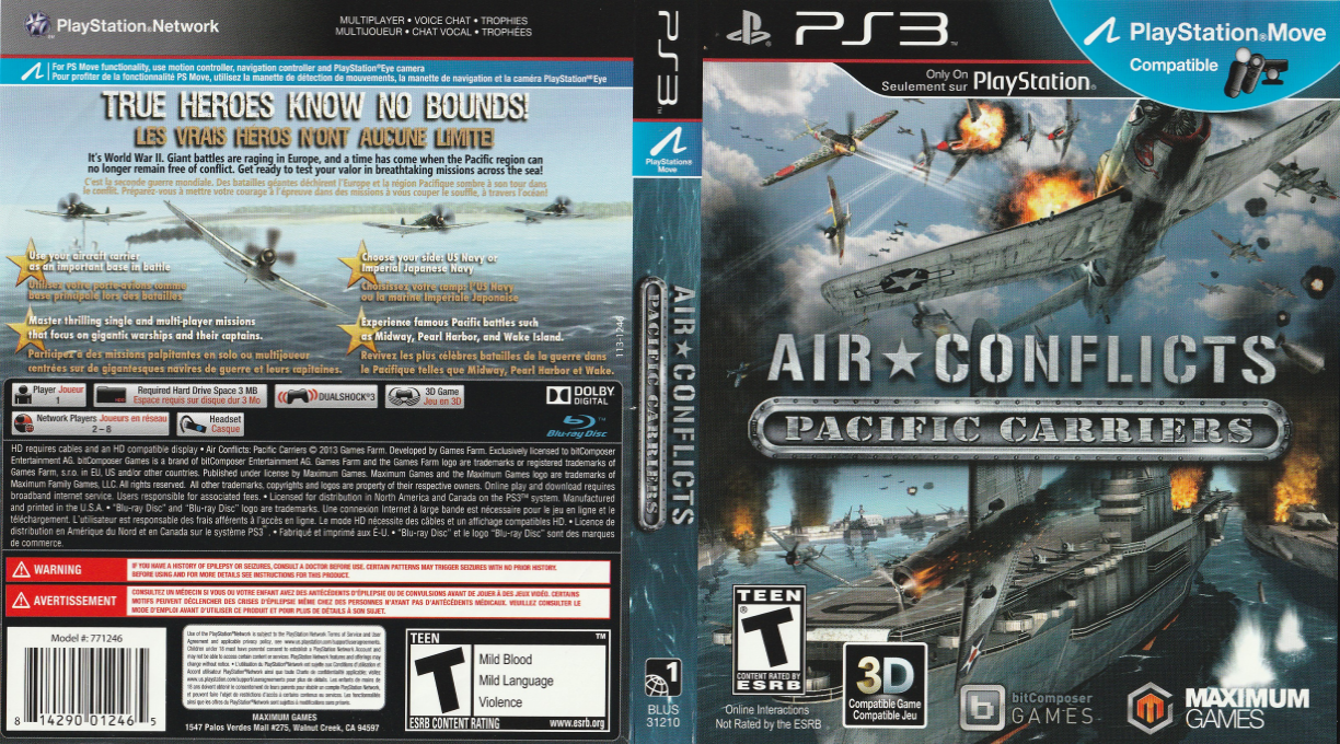 Air Conflicts - Pacific Carriers — box-texture (CA)