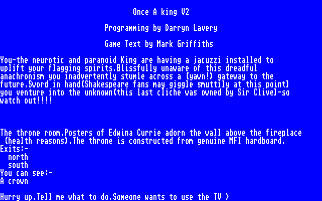 Once A King — ss (WOR)