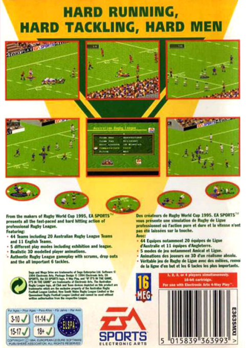 Australian Rugby League — box-2D-back (EU)