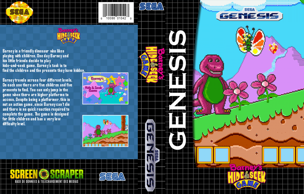 Barney's Hide And Seek Game — box-texture (SS)