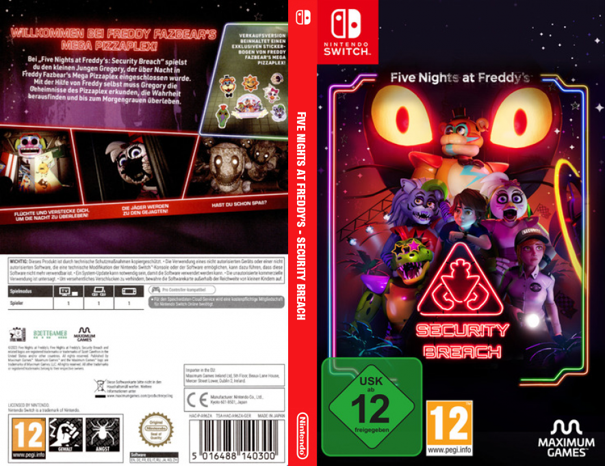 Five Nights at Freddy’s - Security Breach — box-texture (DE)