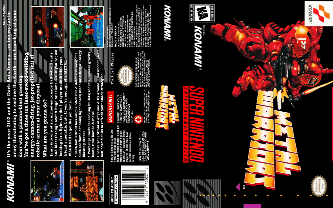 Metal Warriors — box-texture (US)