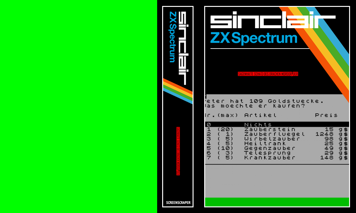 Sagenhafte Schatz Des Drachen Mordor, Der — box-texture (SS)