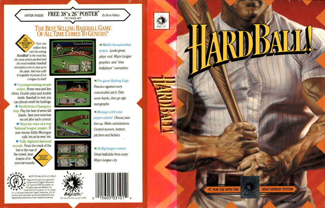 Hardball! — box-texture (US)