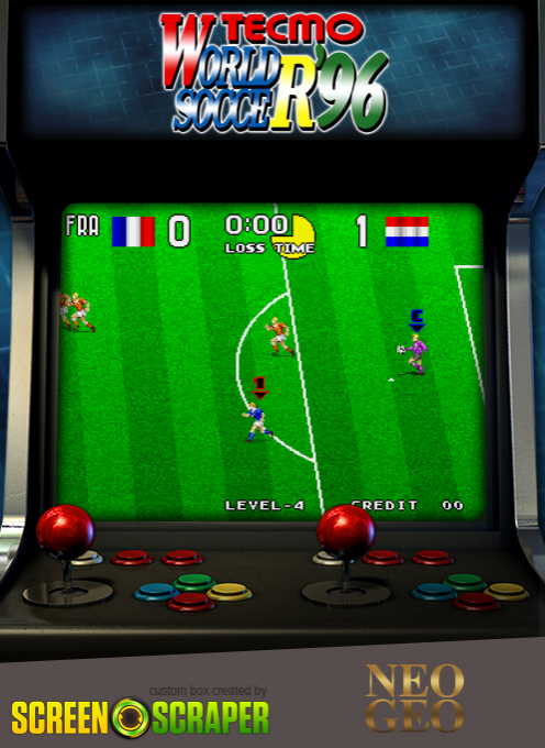 Tecmo World Soccer '96 — box-2D (SS)