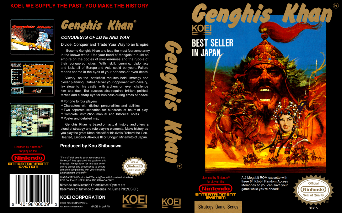 Genghis Khan — box-texture (US)