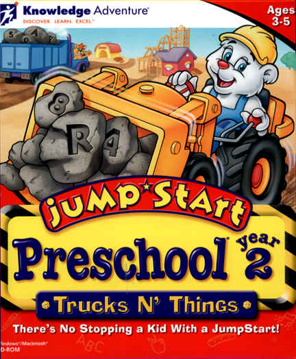 JumpStart Preschool Year 2: Trucks N Things box art