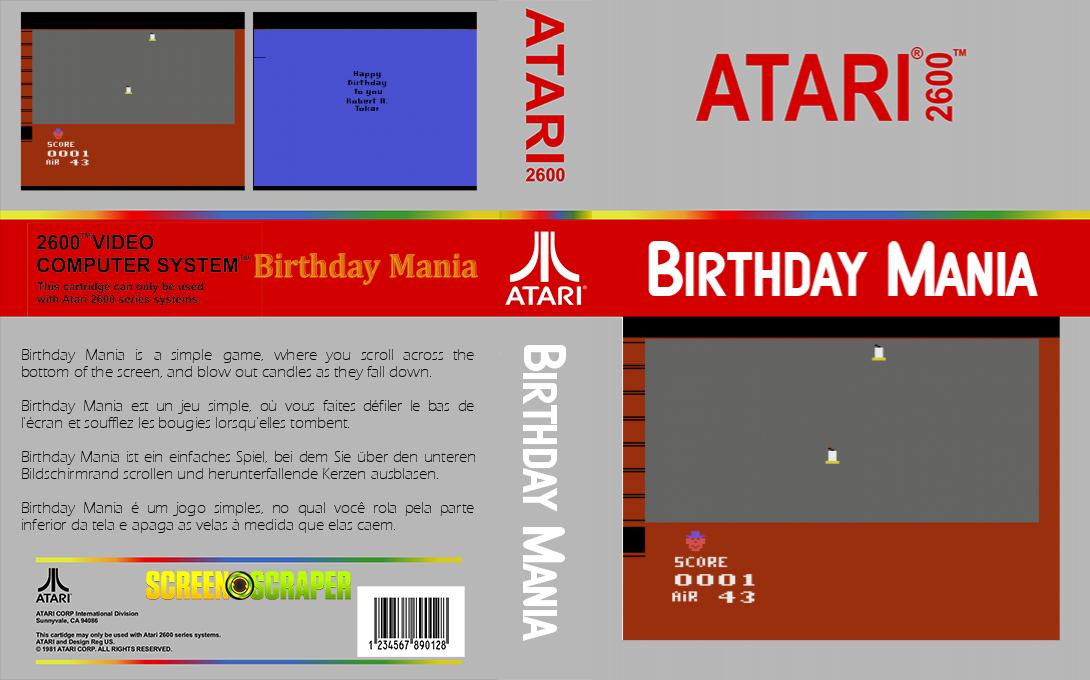 Birthday Mania — box-texture (SS)