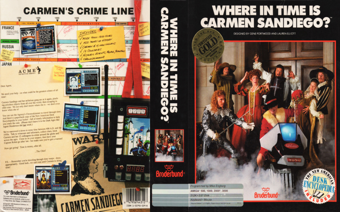 Where In Time Is Carmen Sandiego? — box-texture (US)