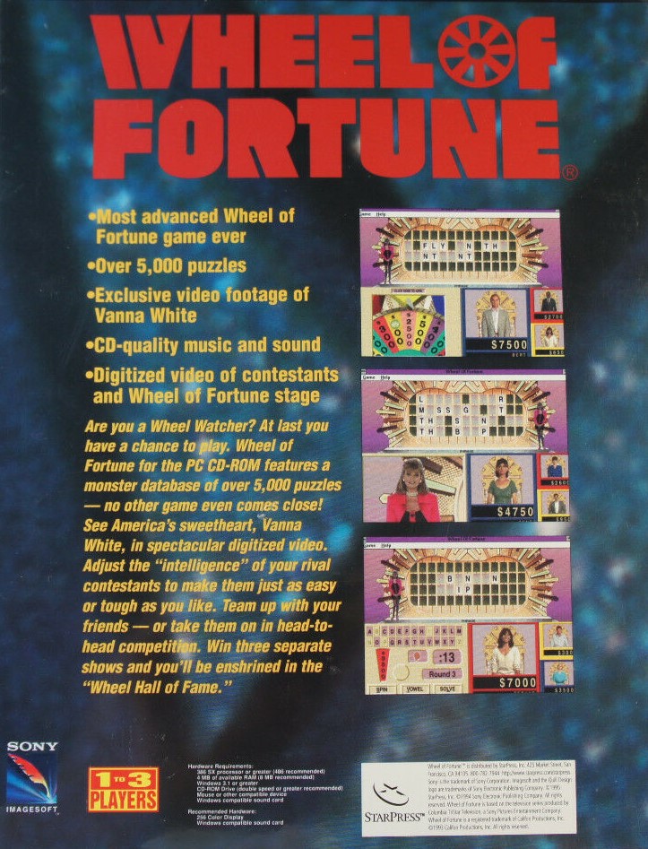 Wheel of Fortune — box-2D-back (WOR)
