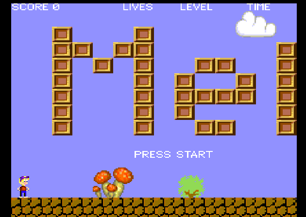 Melli's Retro Land — sstitle (WOR)