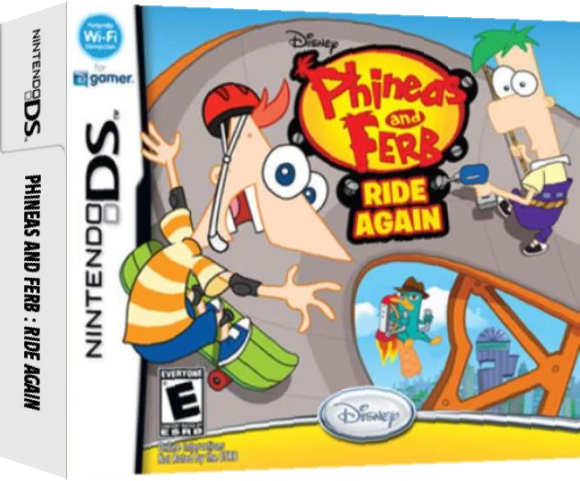 Phineas and Ferb - Ride Again — box-3D (US)