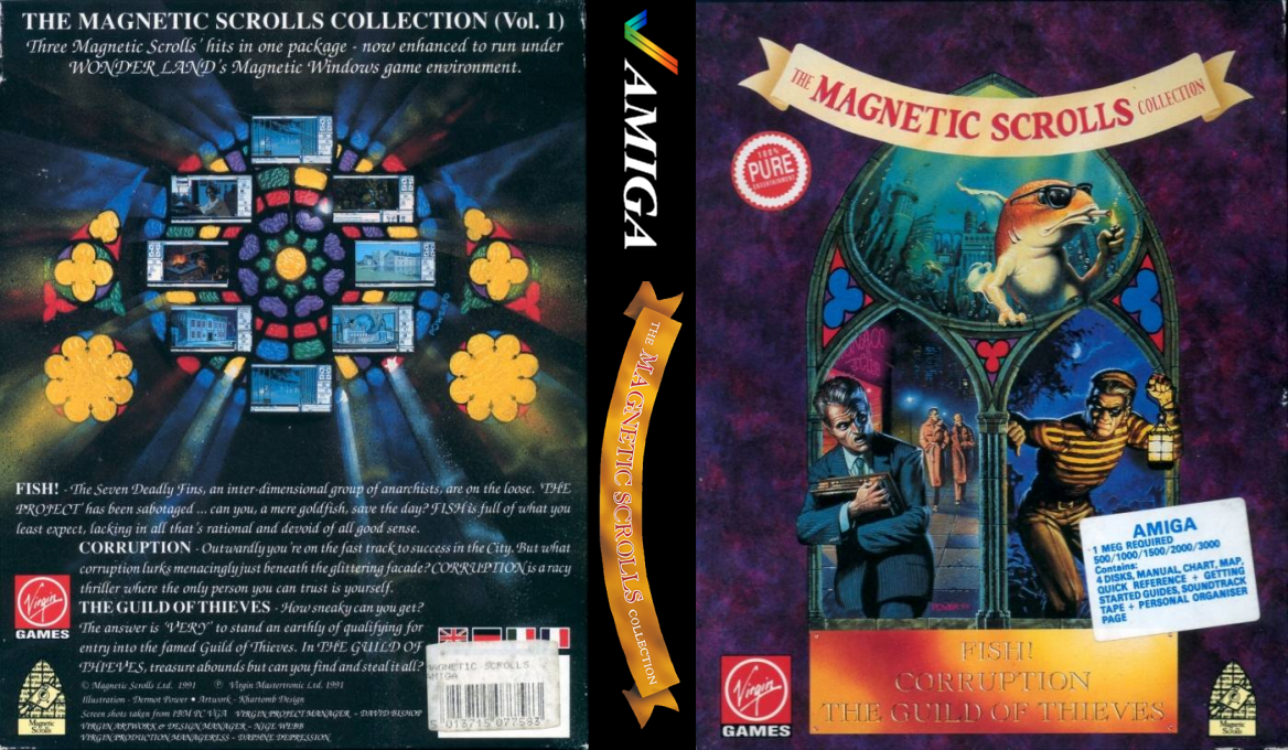 Magnetic Scrolls Collection Vol. 1, The — box-texture (EU)