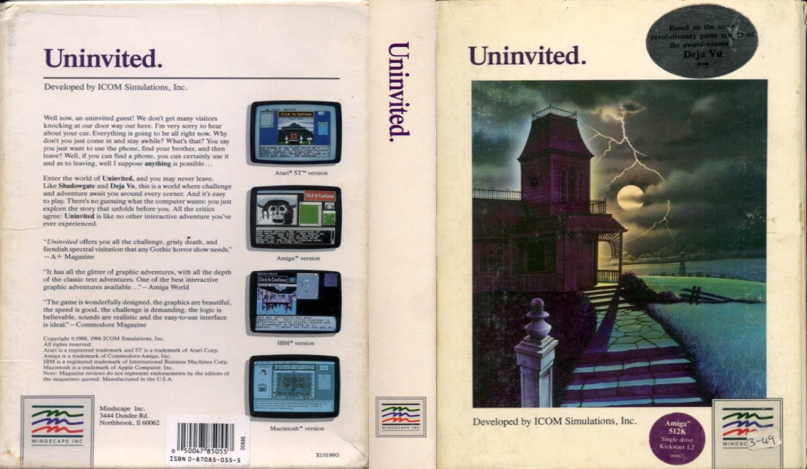 Uninvited — box-texture (US)