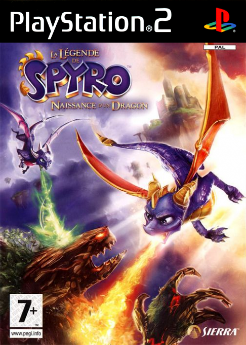 Legend of Spyro, The - Dawn of the Dragon — box-2D (FR)
