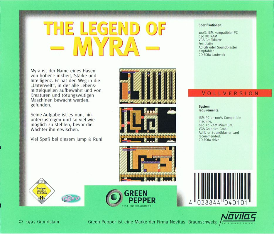 Legend Of Myra — box-2D-back (CUS)