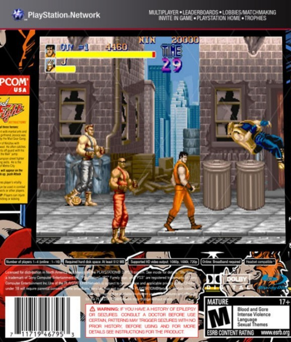 Final Fight - Double Impact — box-2D-back (US)