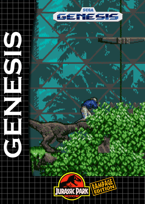 Jurassic Park - Rampage Edition — box-2D (SS)