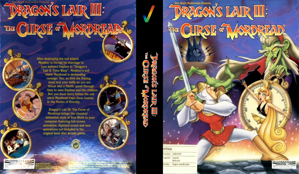 Dragon's Lair III - The Curse of Mordread — box-texture (EU)