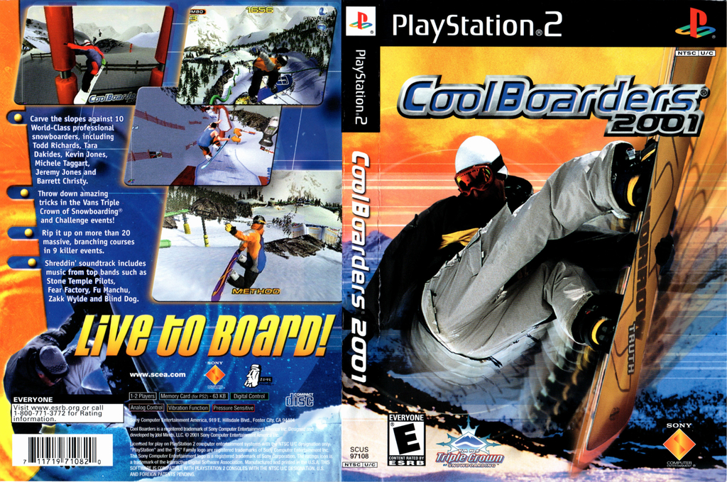 Cool Boarders 2001 — box-texture (US)