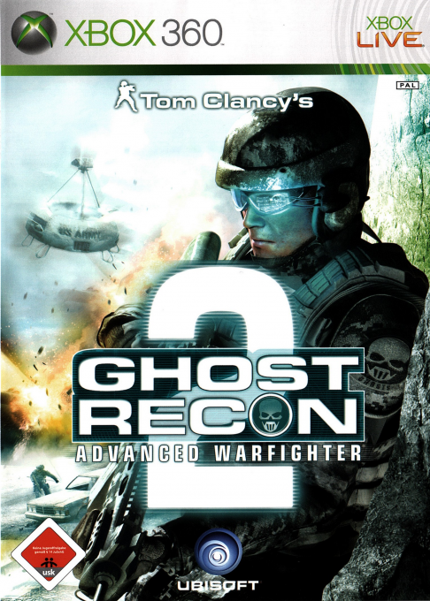 Tom Clancy's Ghost Recon - Advanced Warfighter 2 — box-2D (DE)