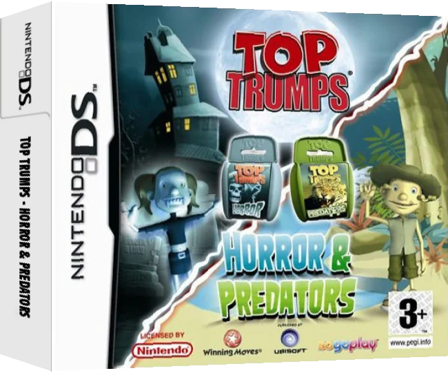 Top Trumps - Horror & Predators — box-3D (EU)