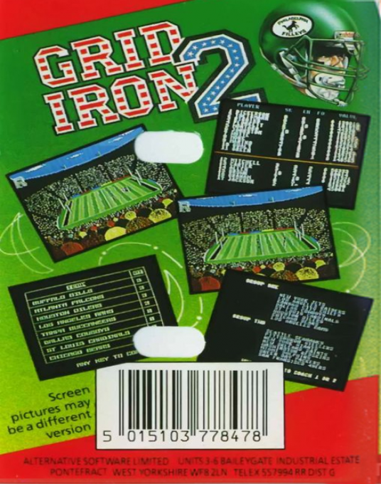 Grid Iron 2 — box-2D-back (EU)