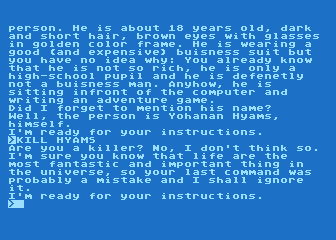 The Hyams Adventure — ss (WOR)