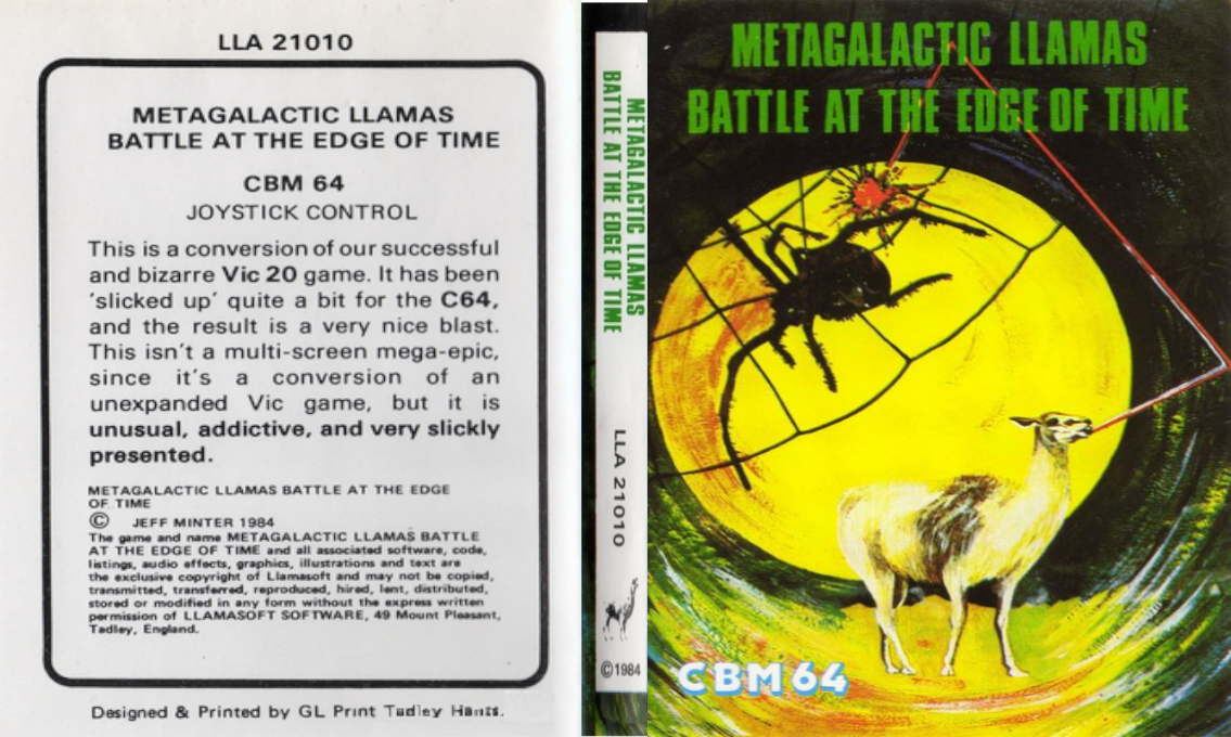 Metagalactic Llamas : Battle at the Edge of Time — box-texture (EU)