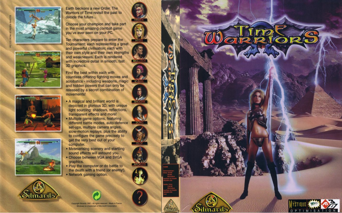Time Warriors — box-texture (EU)