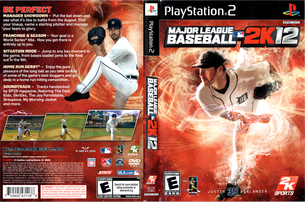 Major League Baseball 2K12 — box-texture (US)