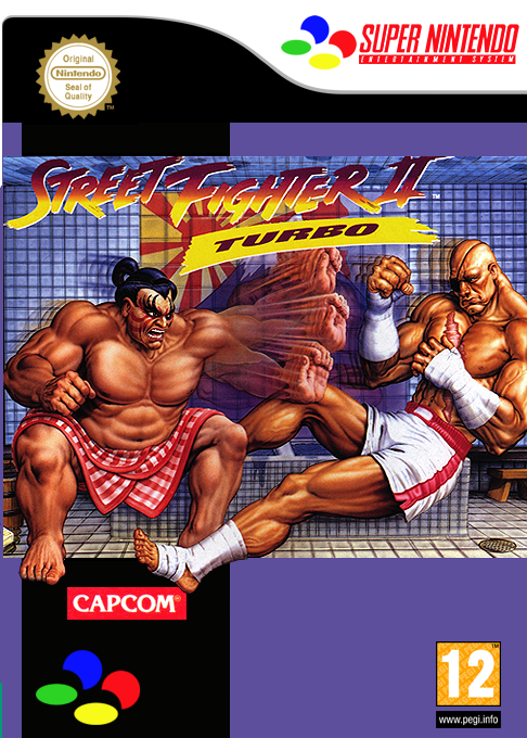 Street Fighter 2 Turbo - Hyper Fighting — box-2D (EU)