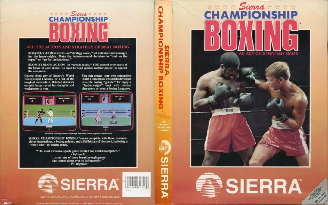 Sierra Championship Boxing — box-texture (US)