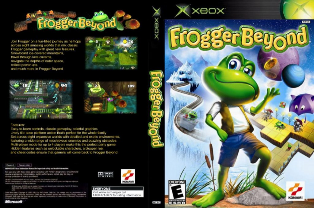 Frogger Beyond — box-texture (US)
