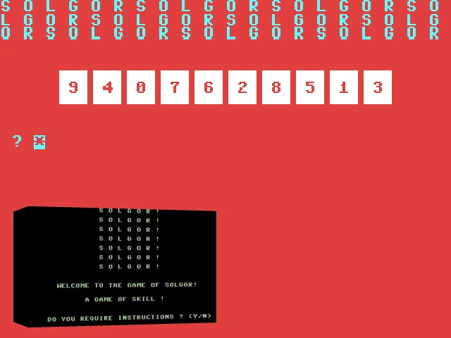 Solgor! — mixrbv2 (WOR)