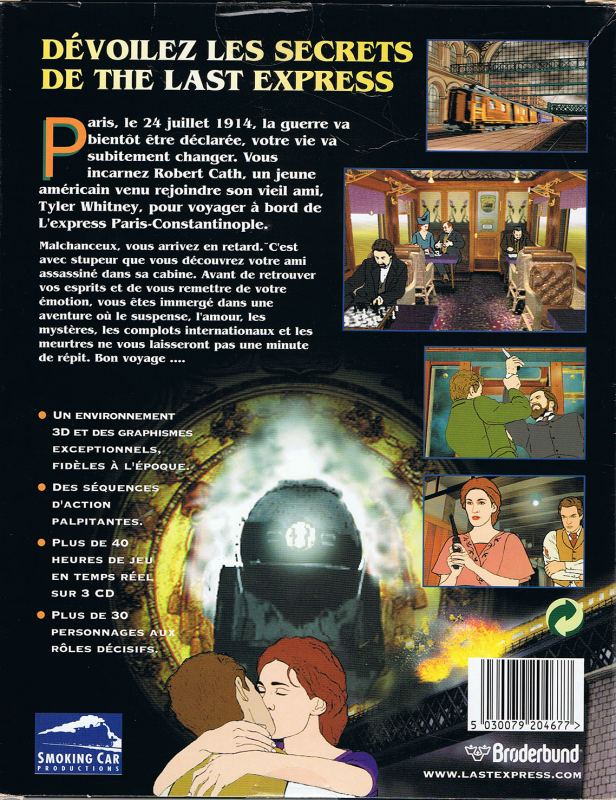 Last Express, The — box-2D-back (FR)