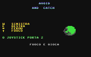 Avoid and Catch — sstitle (IT)