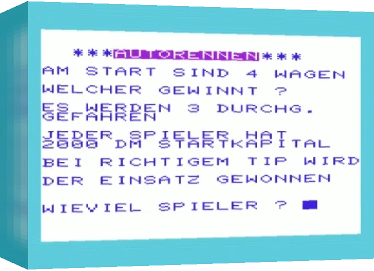 Autorennen — box-3D (WOR)