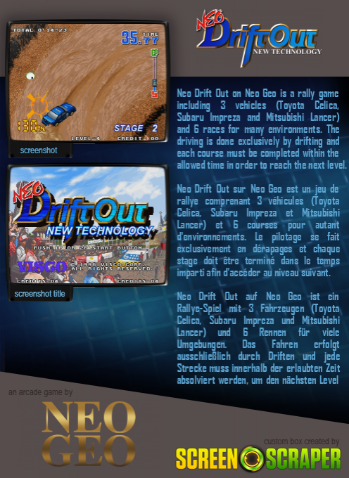 Neo Drift Out : New Technology — box-2D-back (SS)