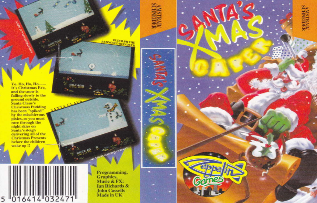 Santa's Xmas Caper — box-texture (EU)