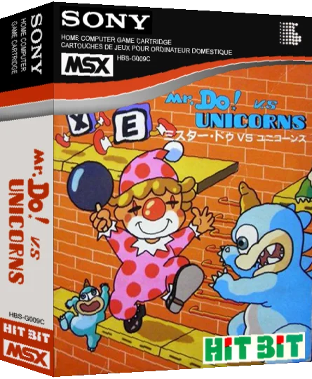 Mr. Do vs Unicorns — box-3D (EU)