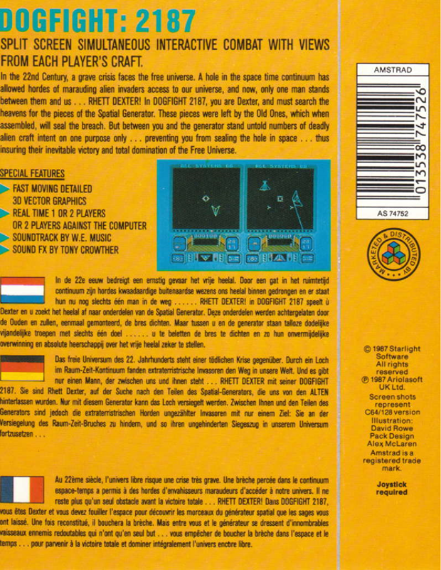 Dogfight 2187 — box-2D-back (EU)